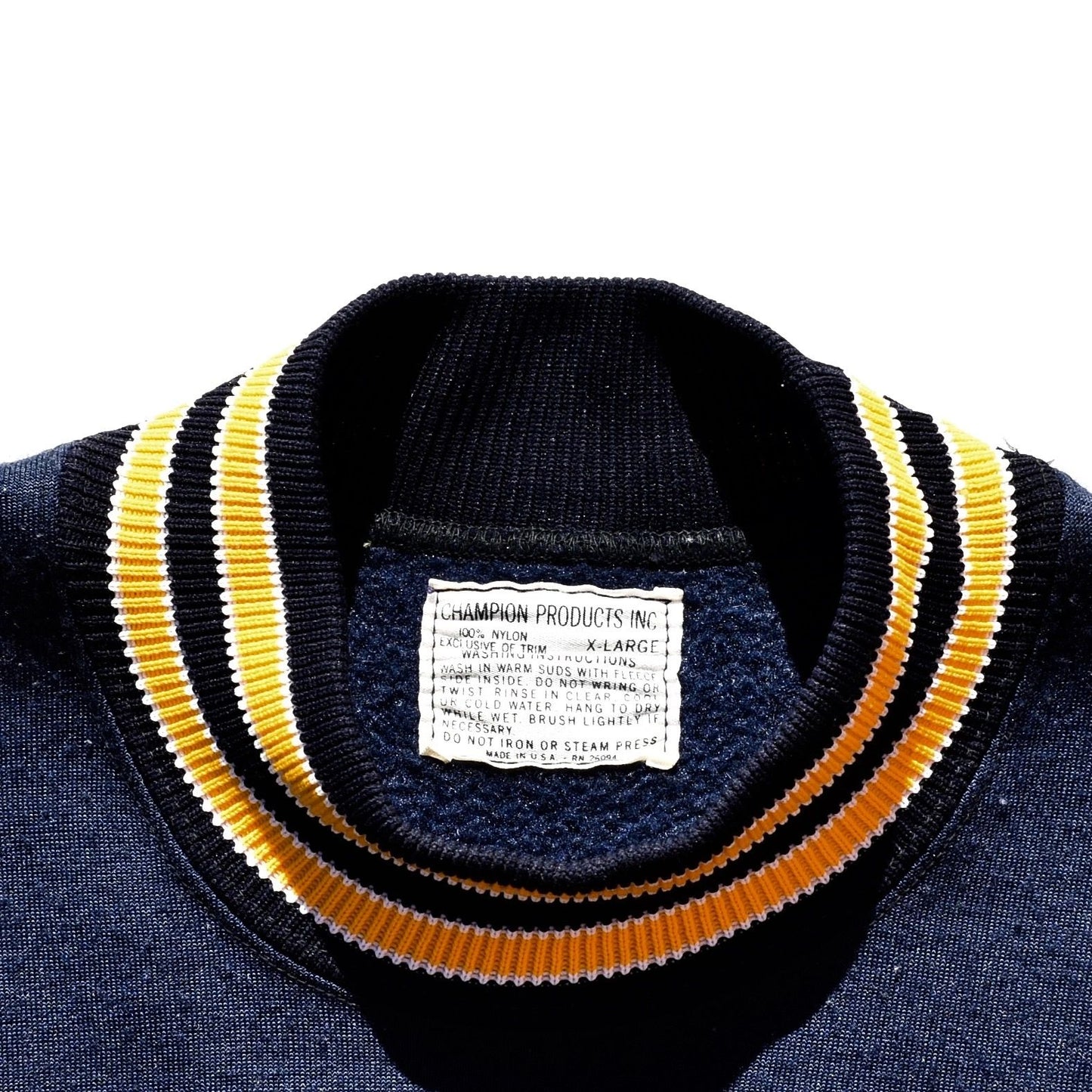 Champion Notre Dame Ara Parseghian late 1960's Nylon Sweatshirt XL