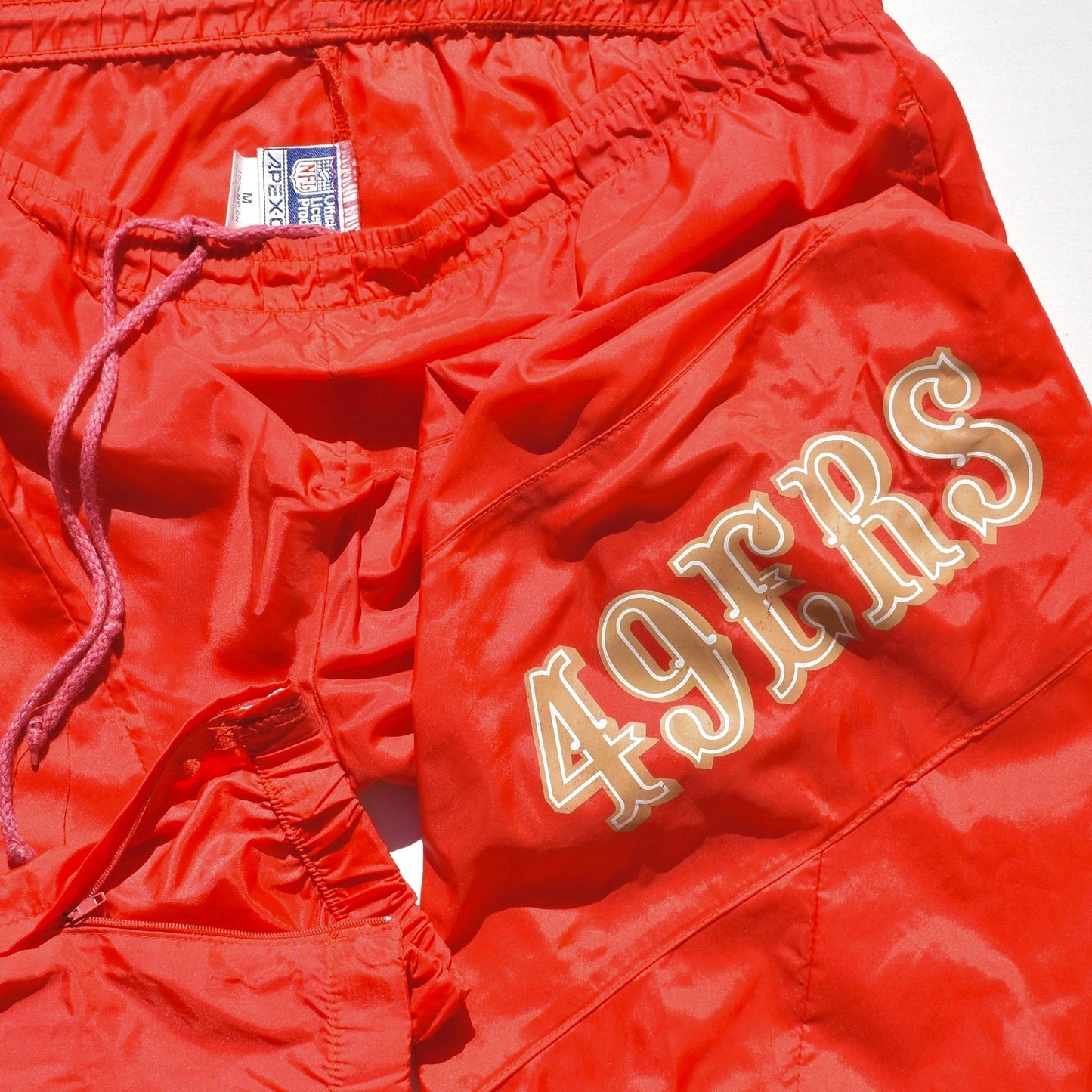 San Francisco 49ers 1990s Apex 1 Nylon Windbreaker Pants