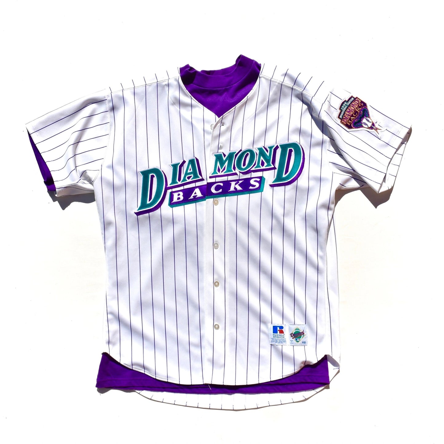 Arizona Diamondbacks 1998 Inaugural Season Authentic Game Jersey + Shirt