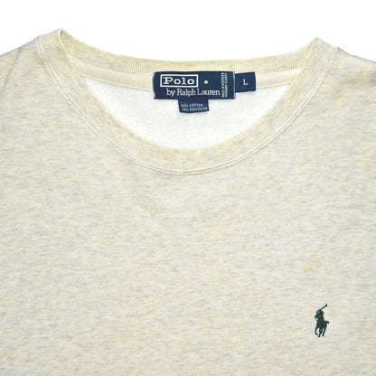 Polo Ralph Lauren Heathered Oatmeal Crew Sweatshirt