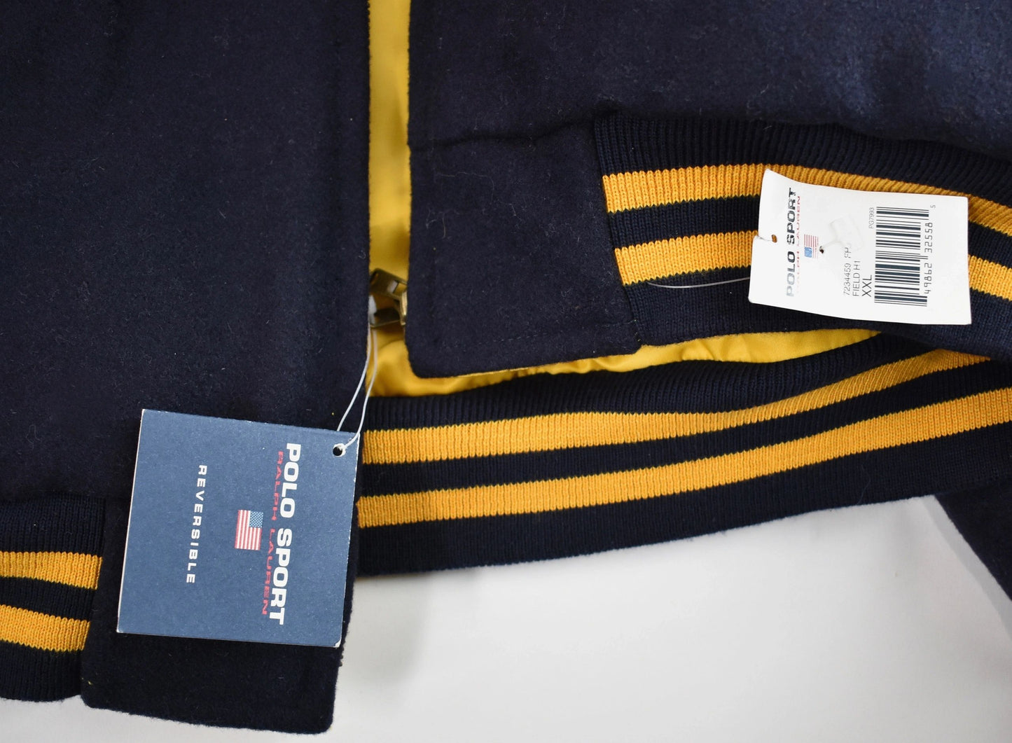 Polo CPRL Ralph Lauren Reversible Wool Letterman Jacket NEW XXL