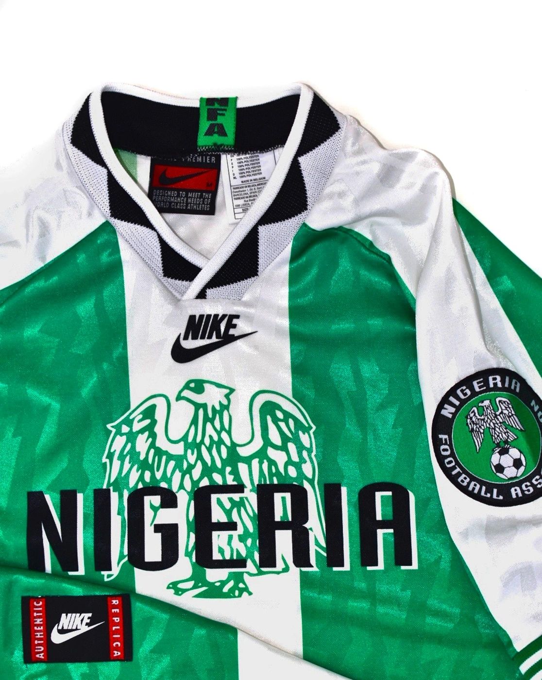 Nike Nigeria Rare Olympics Gold Medal Jersey 1996