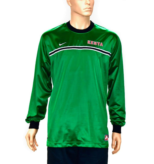 Nike Kenya 1990s Rare Long-Sleeve Soccer Jersey