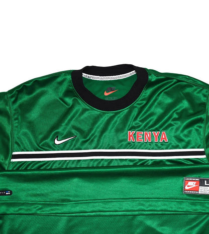 Nike Kenya 1990s Rare Long-Sleeve Soccer Jersey
