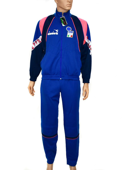 1990 Diadora Italy World Cup Track Suit Jacket & Pants NEW