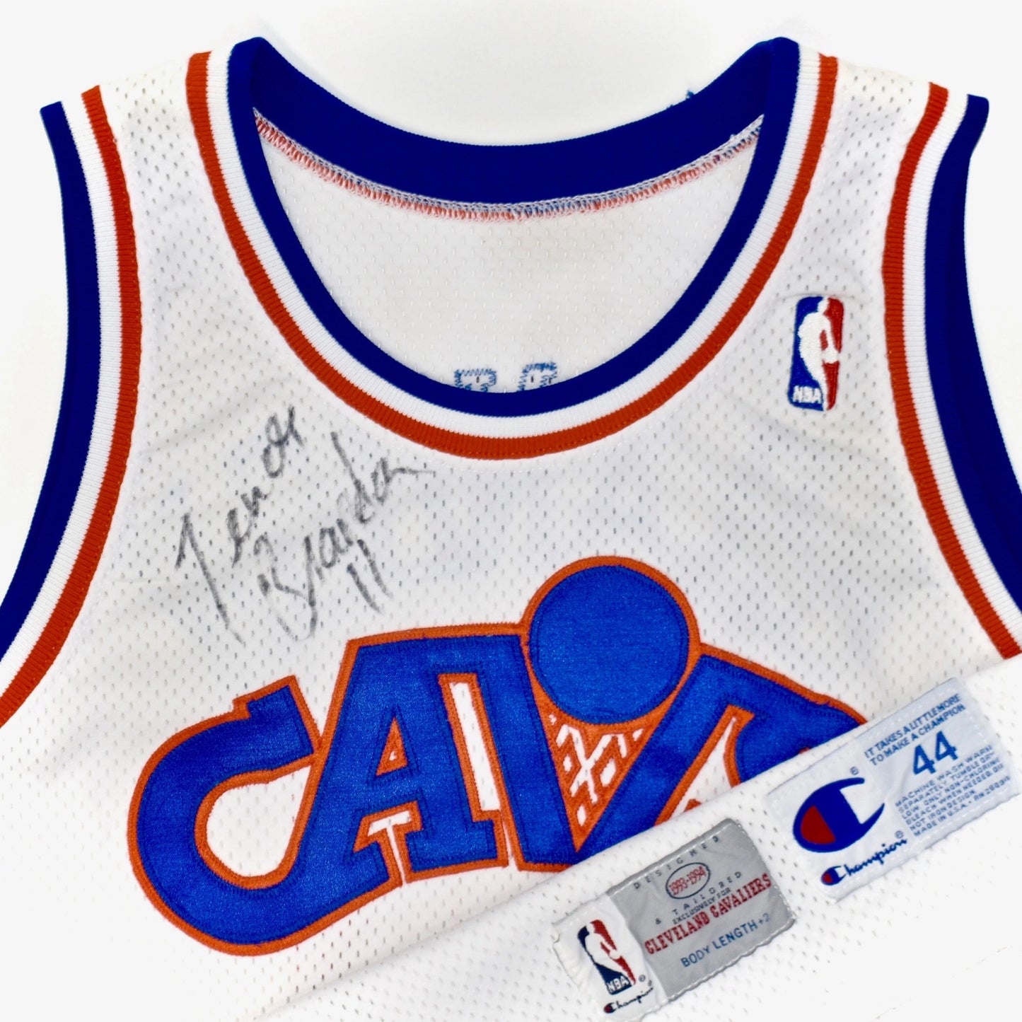 Cleveland Cavaliers Terrell Brandon Game Used Worn Champion Jersey