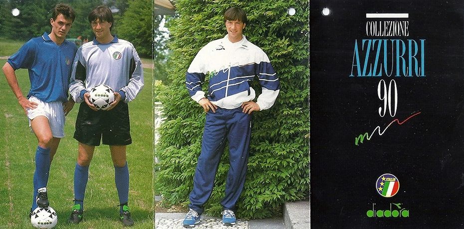 1990 Diadora Italy World Cup Soccer Jersey