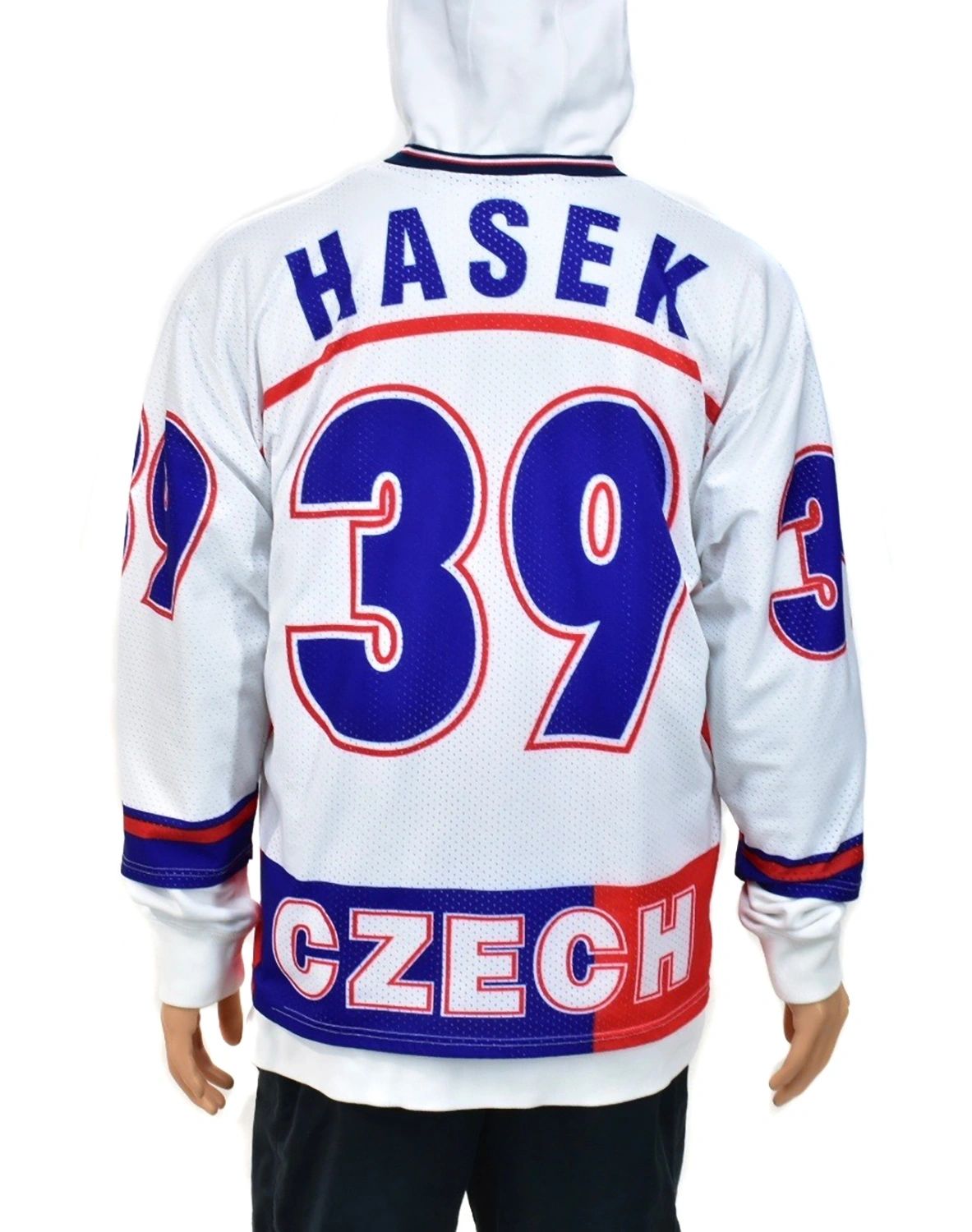Olympics Czech Bootleg Dominik Hasek Hockey Jersey Large