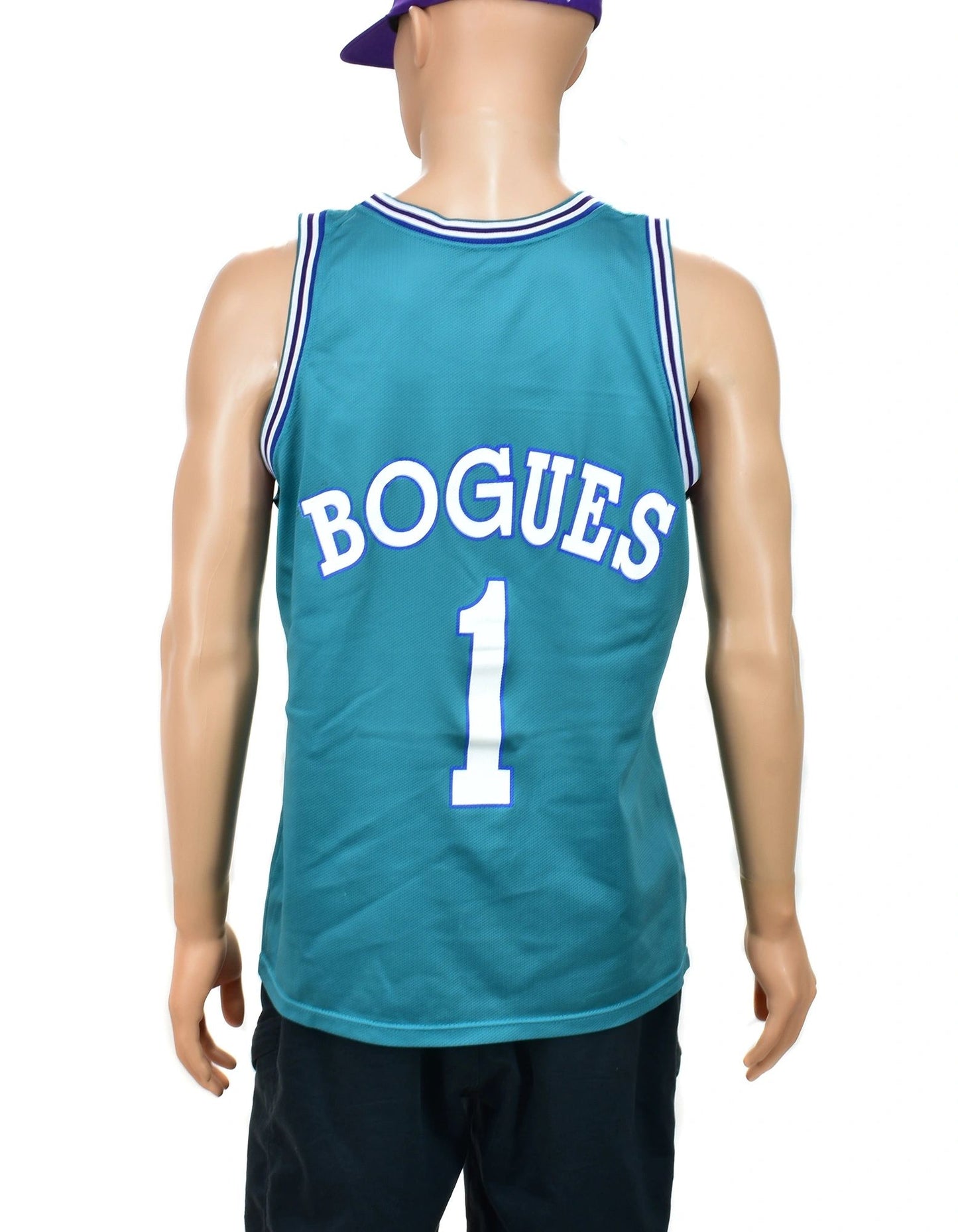 Mugsy Bogues Charlotte Hornets Champion Jersey Size 44