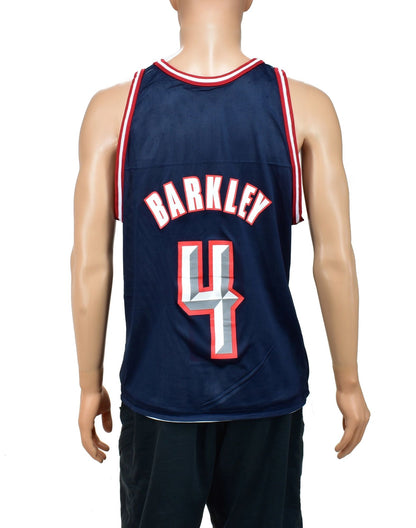 Houston Rockets Charles Barkley Reversible Champion Jersey Size 40