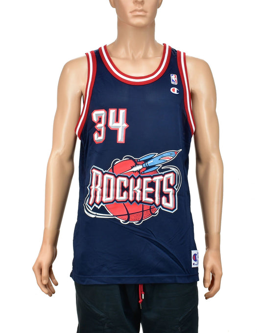 Houston Rockets Hakeem Olajuwon Champion Jersey Size 44