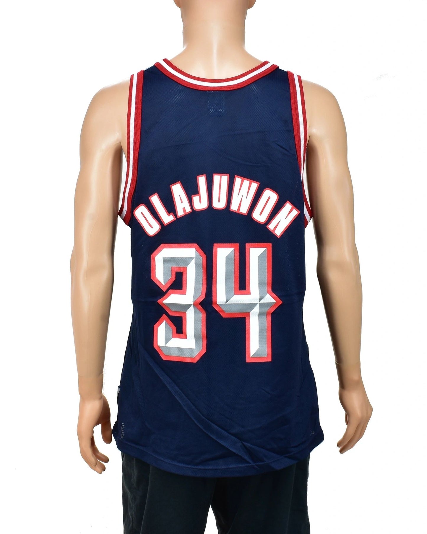 Houston Rockets Hakeem Olajuwon Champion Jersey Size 44