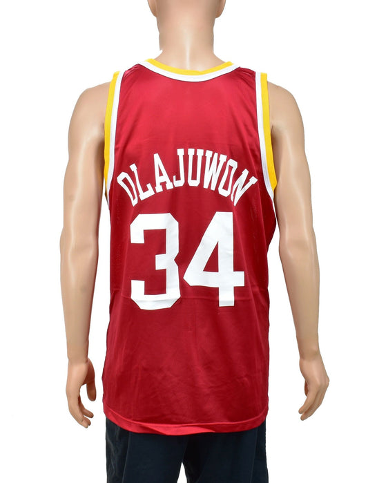 Houston Rockets Hakeem Olajuwon Champion Jersey Size 48