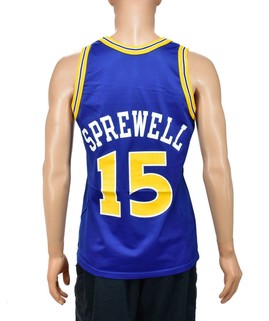 Golden State Warriors Latrell Sprewell Champion Jersey Size 40