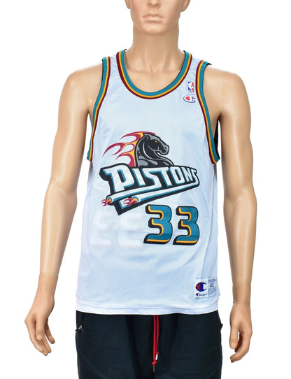 Detroit Pistons Grant Hill Reversible Champion Jersey Size 40