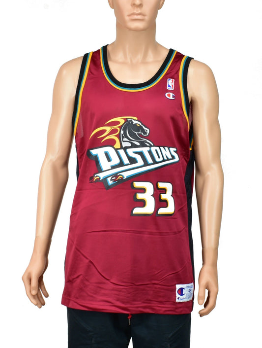 Detroit Pistons Grant Hill Alternate Champion Jersey Size 48
