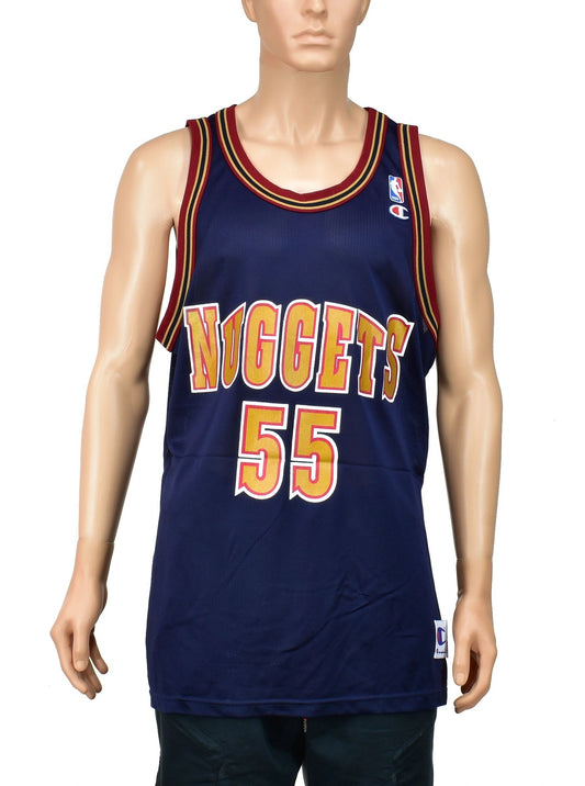 Denver Nuggets Dikembe Mutombo Champion Jersey Size 48