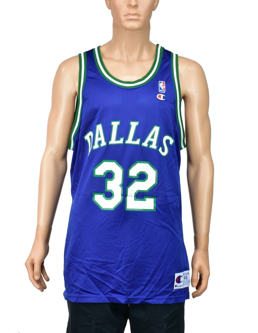 Jamal Mashburn Dallas Mavericks Champion Jersey Size 48