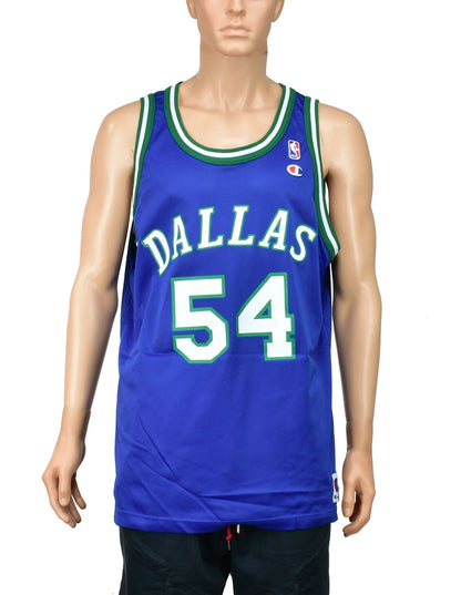 Popeye Jones Dallas Mavericks Champion Jersey Size 48