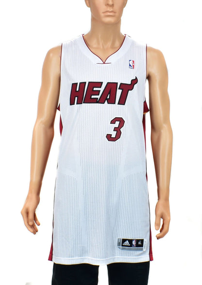 Wade Miami Heat Authentic Adidas Game Jersey New XL Tall