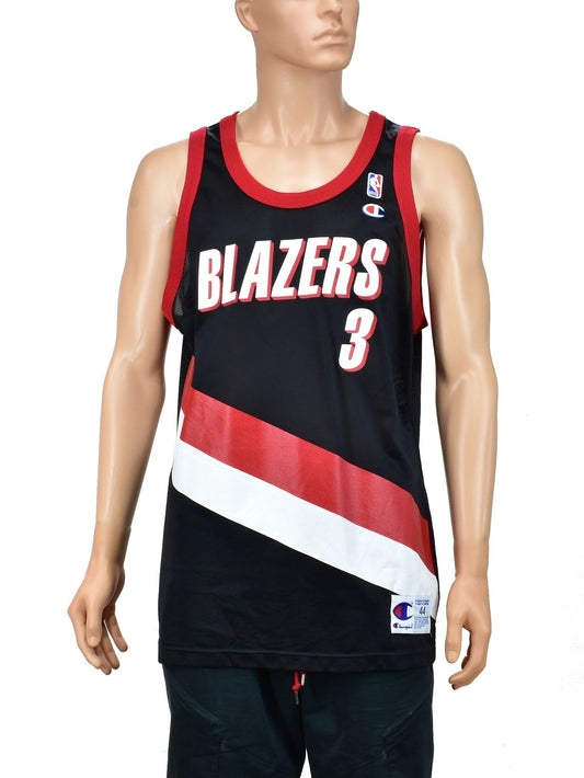 Portland Trailblazers Damon Stoudamire Champion Jersey Size 48