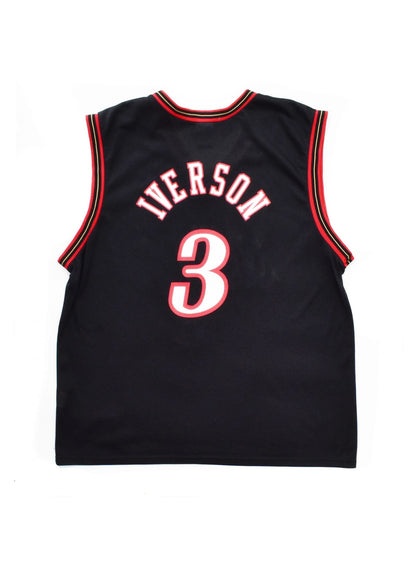 Philadelphia 76ers Allen Iverson Champion Jersey Size 40