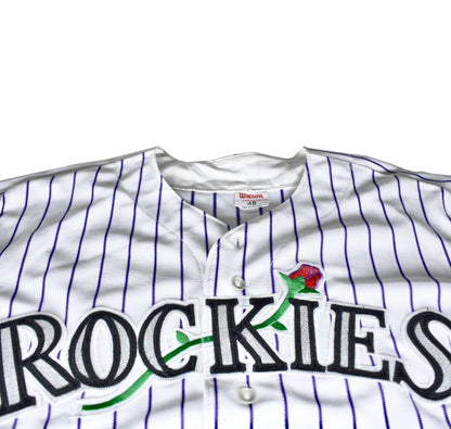 Late 90s Portland Rockies Authentic Game Jersey