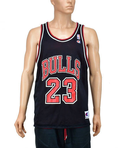 Michael Jordan Chicago Bulls Reversible Champion Jersey Size 44