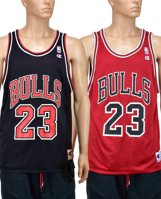 Michael Jordan Chicago Bulls Reversible Champion Jersey Size 44