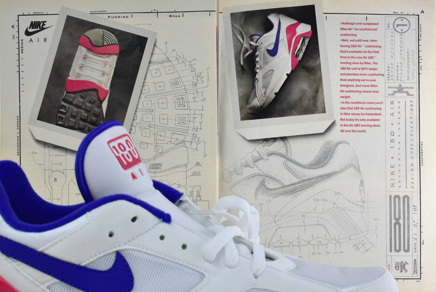 Nike Air Max 180 2004 Release Shoes NEW W/ OG ad Size 10.5