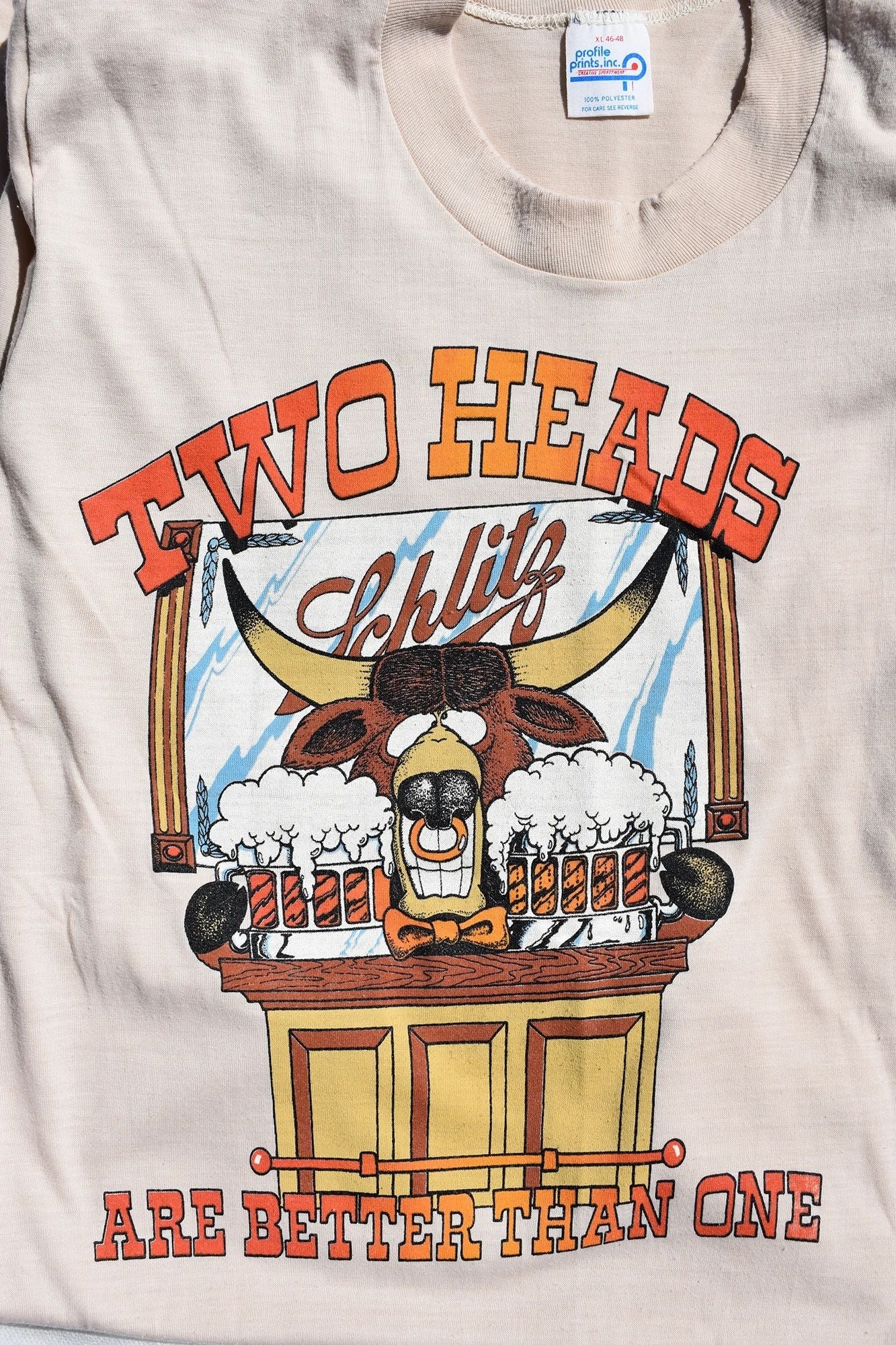 Schlitz Malt Liquor 80s Funny Beer T-Shirt Size XL