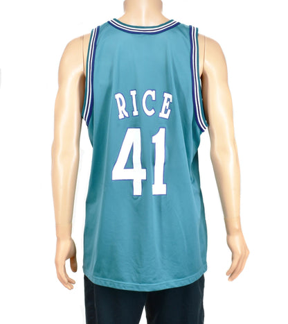 Charlotte Hornets Glen Rice Champion Jersey Sz 48