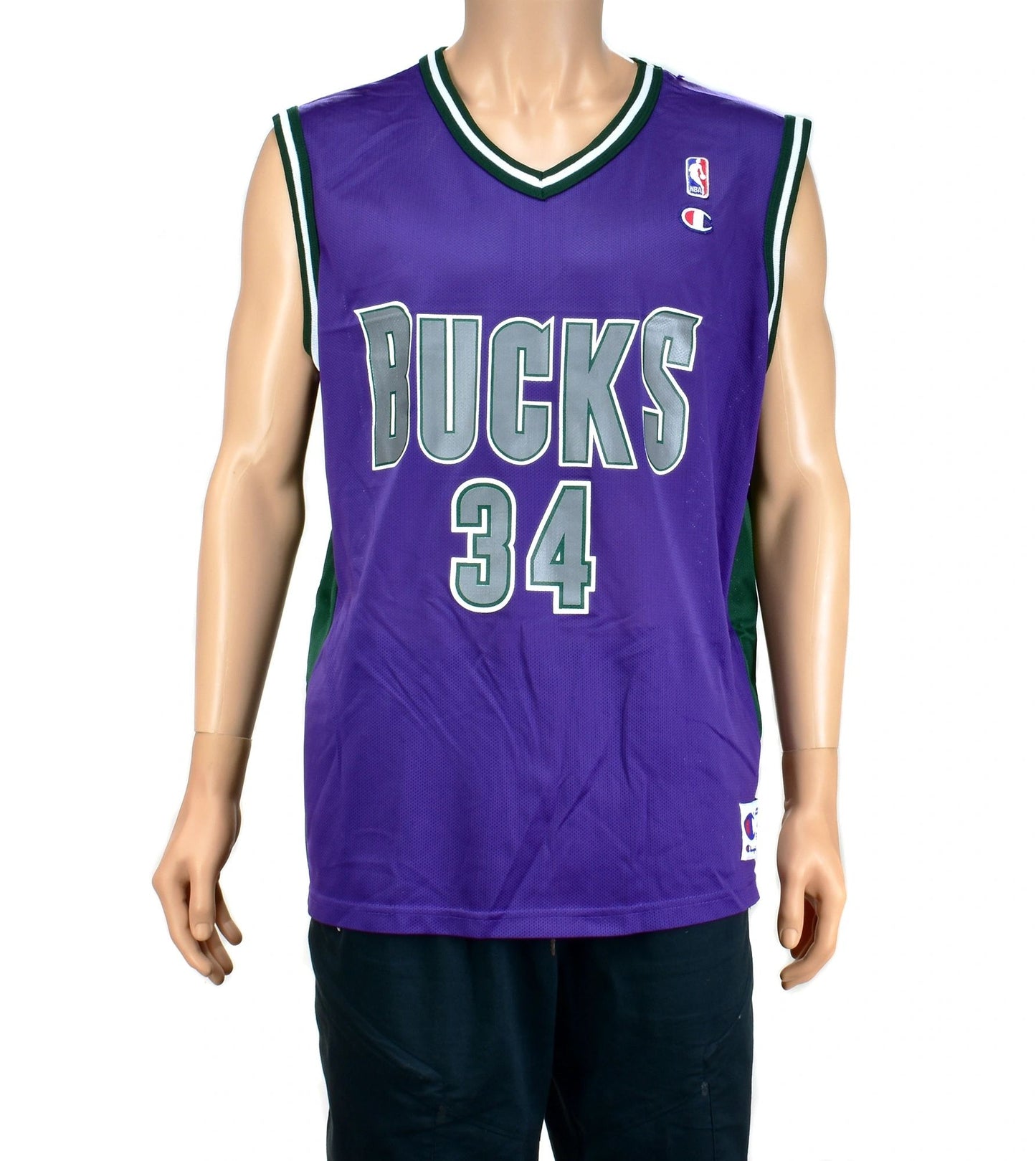 Milwaukee Bucks Ray Allen Champion Jersey Sz. 44