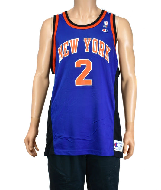 New York Knicks Larry Johnson Champion Jersey Sz. 48