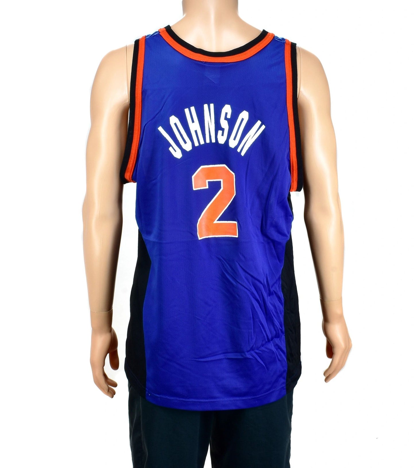 New York Knicks Larry Johnson Champion Jersey Sz. 48