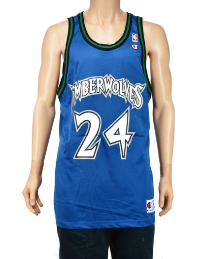 Minnesota Timberwolves Tom Gugliotta Champion Jersey Sz. 48