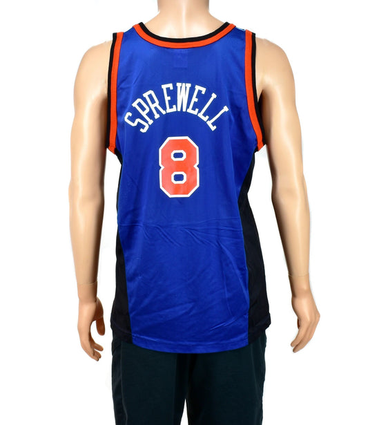 New York Knicks Latrell Spreewell Champion Jersey Sz. 44