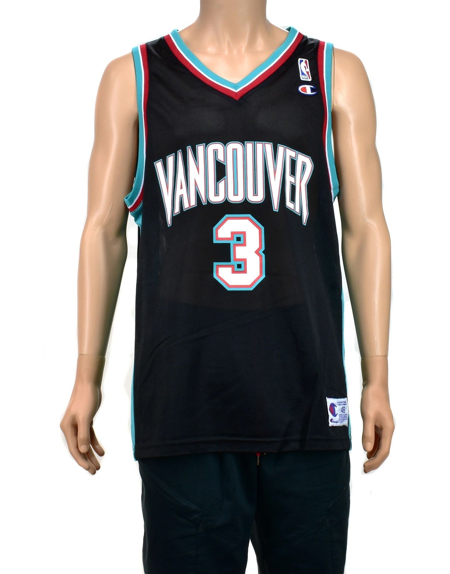 Vancouver Grizzlies Shareef Abdur Rahim Champion Jersey Sz. 48