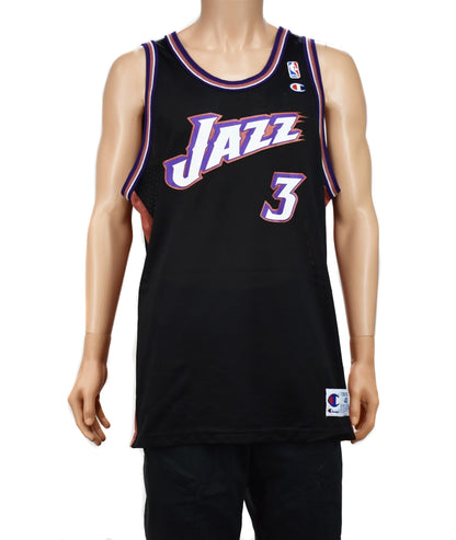 Utah Jazz Bryon Russell Champion Jersey Sz. 48