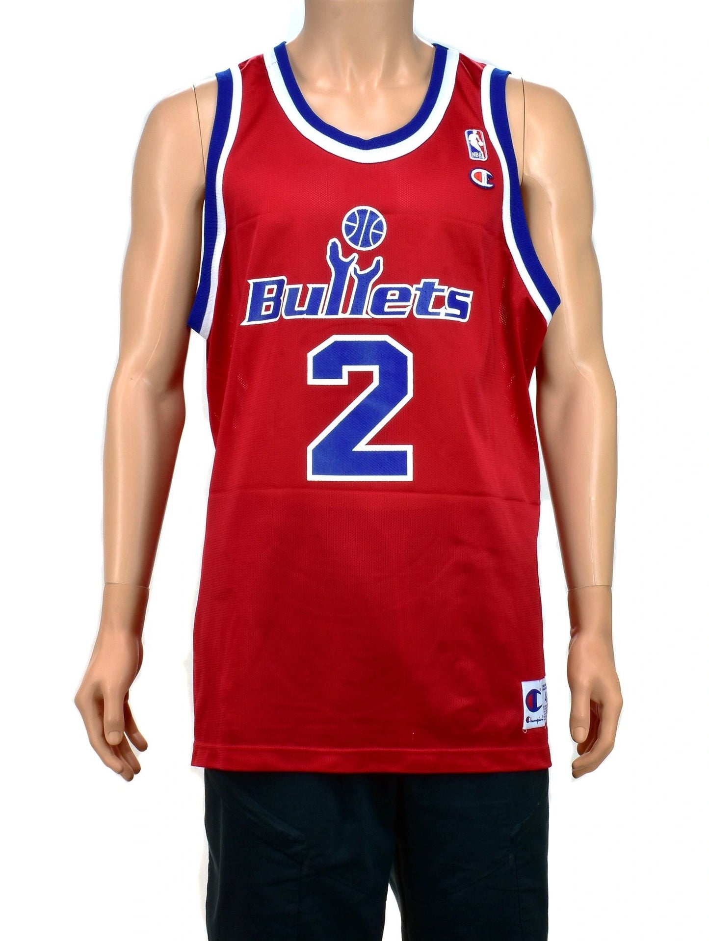 Washington Bullets Chris Webber Champion Jersey Sz. 48