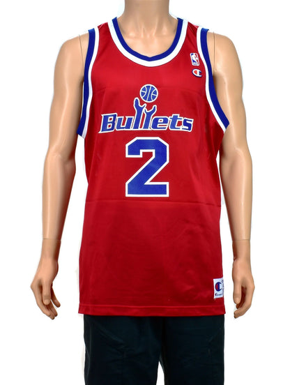 Washington Bullets Chris Webber Champion Jersey Sz. 48