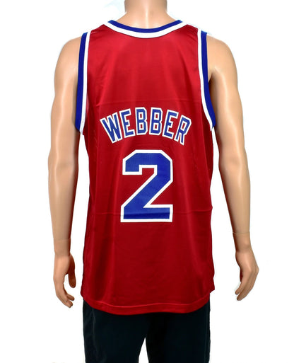 Washington Bullets Chris Webber Champion Jersey Sz. 48