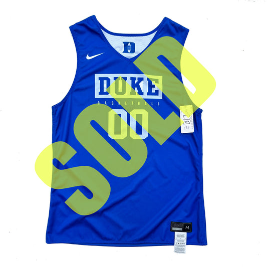 Duke Blue Devils Nike Reversible Practice Sample Jersey NEW