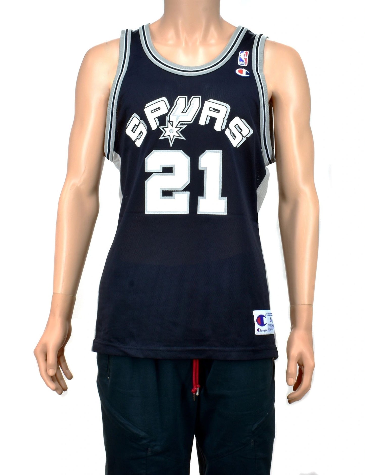 Tim Duncan San Antonio Spurs Champion Jersey Size 44