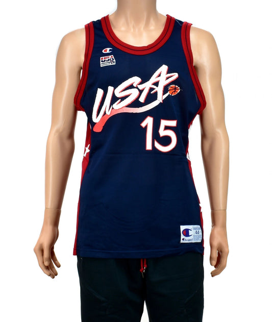 USA Dream Team 3 Hakeem Olajuwon Champion Jersey Size 44
