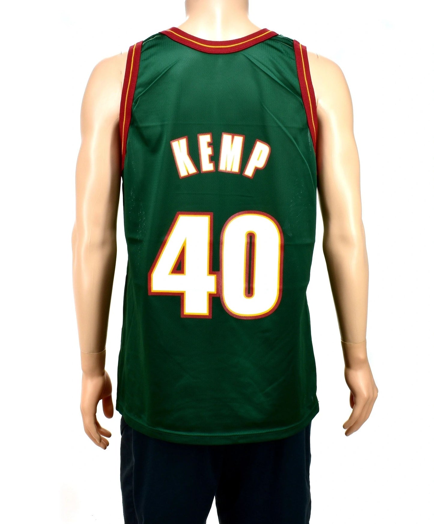 Seattle Supersonics Shawn Kemp Champion Jersey Size 44