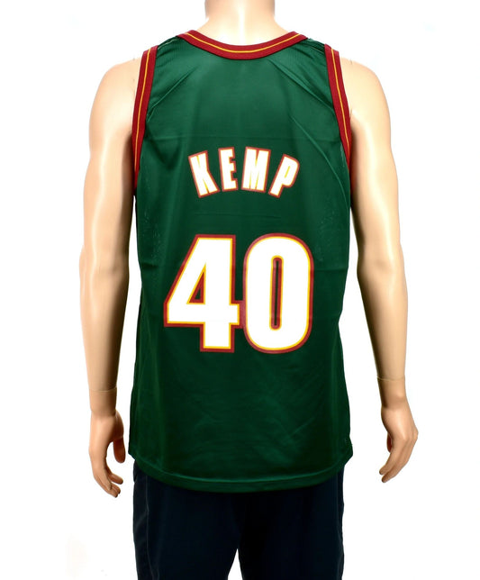 Seattle Supersonics Shawn Kemp Champion Jersey Size 44