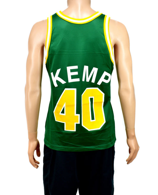 Seattle Supersonics Shawn Kemp Champion Jersey Size 40