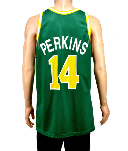 Sam Perkins Seattle Supersonics Champion Jersey Size 48