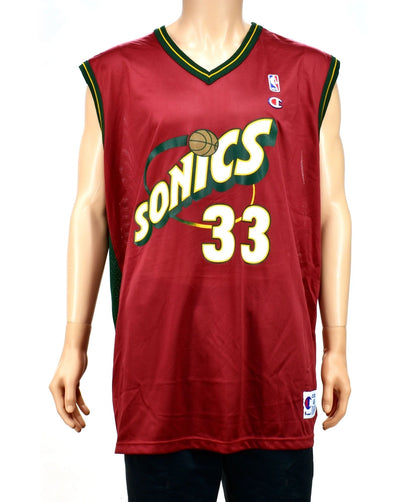 Patrick Ewing Seattle Supersonics Champion Jersey Size 48